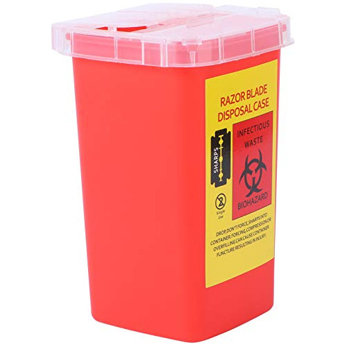 Contenedor De Cuchillas Para Barbero, 1pc Rojo