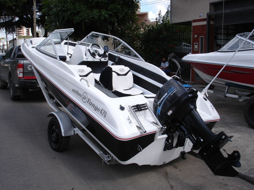Imagen 11 de 15 de Lancha Open 3v Tango 470 Power Tec 40 Hp Nautica Milione 1
