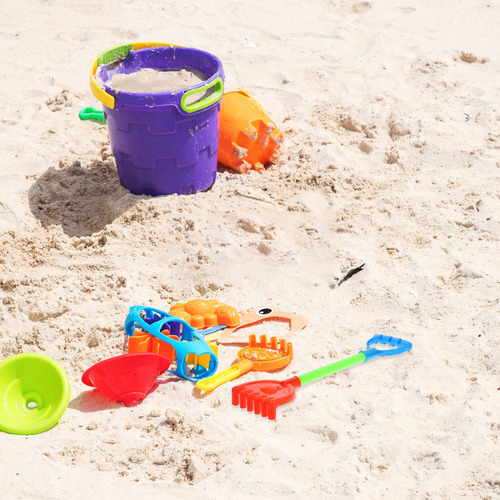 4 Piezas De Juguetes De Playa Para Niños De Colores Brillant