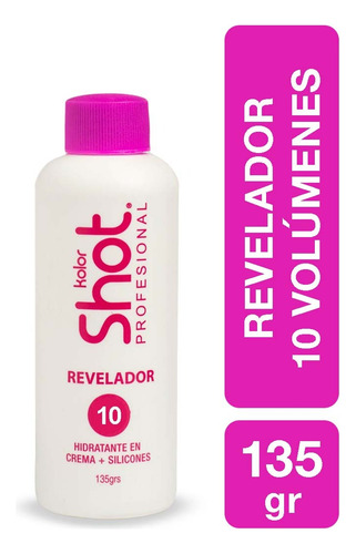 Revelador En Crema 10/20/30/40 Volumenes Kolor Shot 135gr