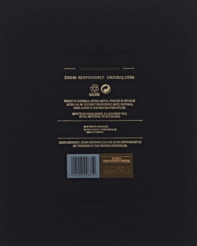 Zacapa Xo Ron Centenario (1.botella) 100% Original