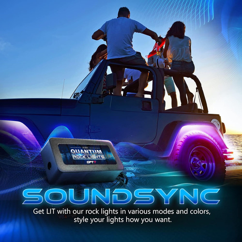 Opt7 Quantum Rock Lights Rgbw Led, Kit De Iluminación De ...