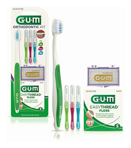 Gum Kit De Ortodoncia 124kk Cepillo De Dientes Ortodóncico,