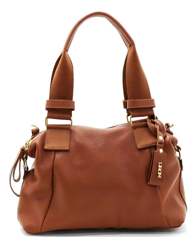 Bolsos de mujer de cuero genuino suave de alta calidad, bolsa de hardware, color dorado, marfil, bolso de cuero, correa de hombro, color chocolate, diseño de tela suave