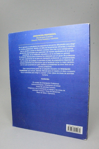 Orientación Profesional Autores Varios Ed Trillas 1999 Be3 (Usado)