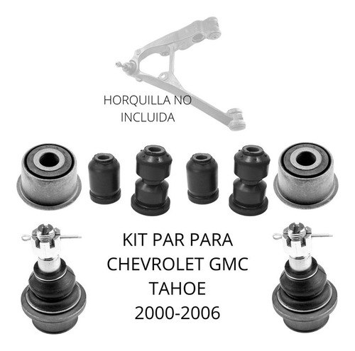 Kit Bujes Y Par Rotulas Para Chevrolet Gmc Tahoe 2000-2006