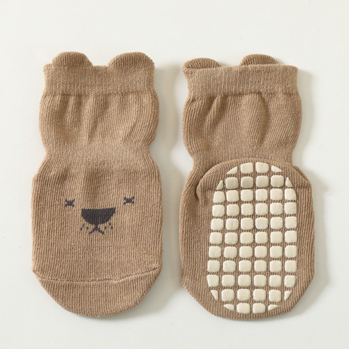 Calcetines Antiderrapantes Para Bebe Niños 5 Pares Algodón