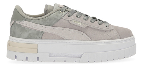 Zapatillas Puma Mayze Crashed Mujer En Gris | Moov