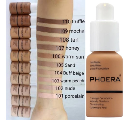 Kit Base Soft Matte 24hr Prova D'água +brinde Esponja Phoera