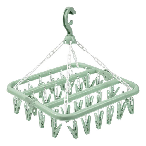 Secador De Ropa Calcetín Clavija Verde 32 Clavija Verde 32