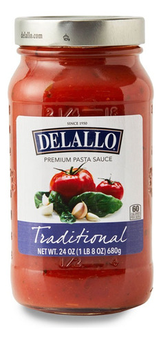 Delallo Salsa De Tomate Tradicional 680g