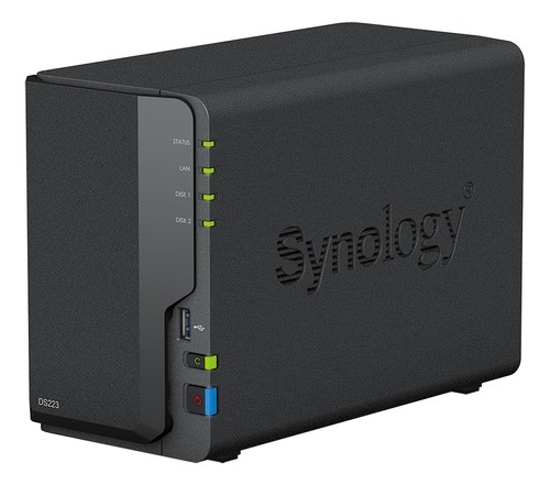 Nas Synology Ds223 Quad Core 1.7 Ghz 2gb Ddr4 Sin Discos