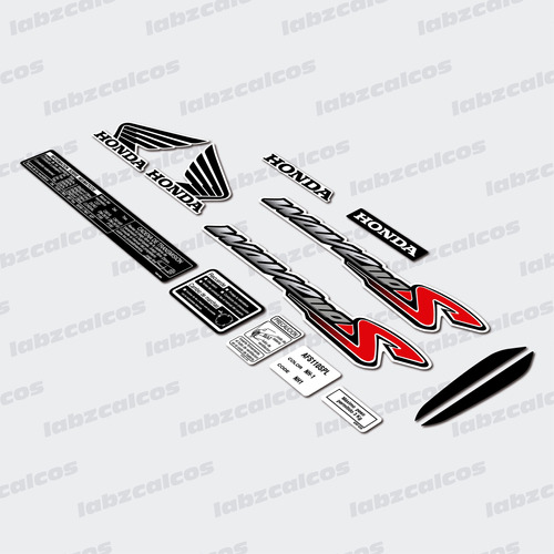 Kit Calcos Completo Honda Wave S 110 2020