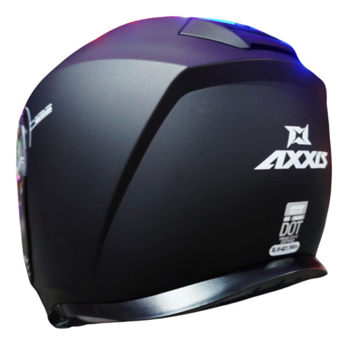 Casco Abatible Axxis Gecko Negro Mate
