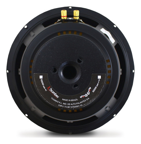 2 Subwoofers 12 Polegadas 4 Ohms Bicho Papão Bomber 1200 Rms