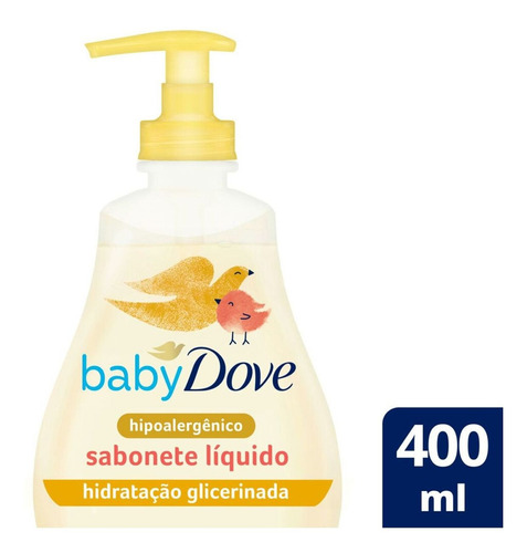 Sabonete Líquido Hidratação Glicerinada da Cabeça aos Pés Dove Baby Frasco 400ml
