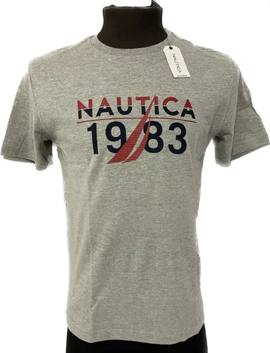 Camiseta Nautica Estampado Cuello Redondo 100 Original S 01