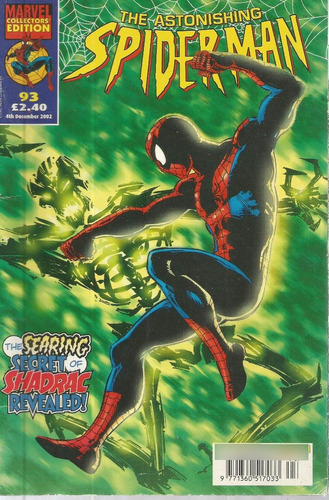 The Astonishing Spider-man 93  Panini Uk Bonellihq Cx118 I19