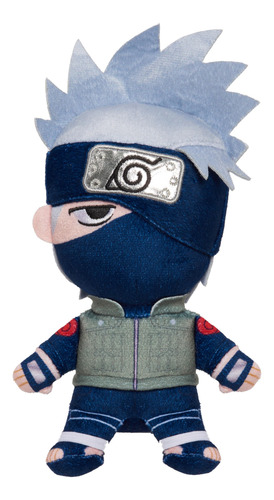 Peluche Pequeño Just Play Naruto Kakashi 17.8 Cm Multicolor Color