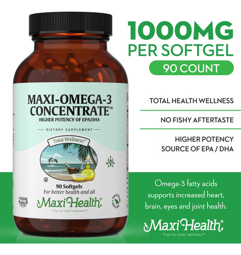 Maxi Omega 3 Enteric Coated Optimum Absorption 100 Count Bot