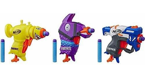 Nerf Fortnite 3 Disparan Dardos Micro Trio - Incluye 3 Blast