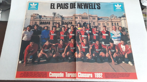 Póster Gigante Newell's Campeón Clausura 1992