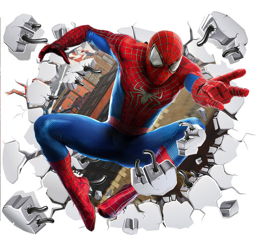 Vinilo Decorativo Sticker Adhesivo Rompe Pared Spiderman 3