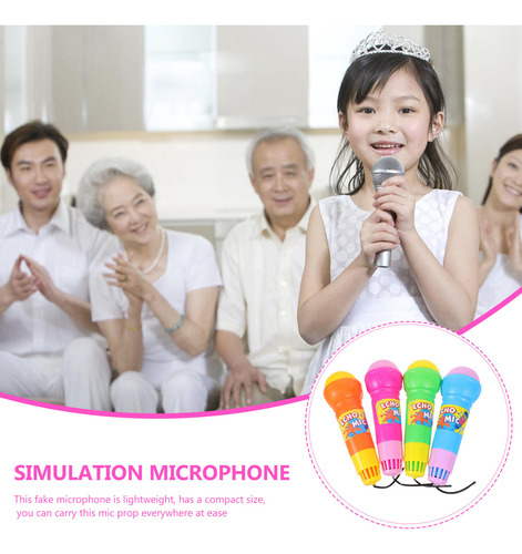 4 Micrófonos Echo Para Niños Echo Mic Lightweight Music