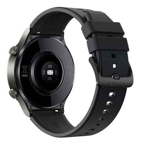 Imagen 3 de 3 de Huawei Watch GT 2 Pro Sport 1.39" caja 46.7mm de titanio night black, malla black de fluoroelastómero VID-B19