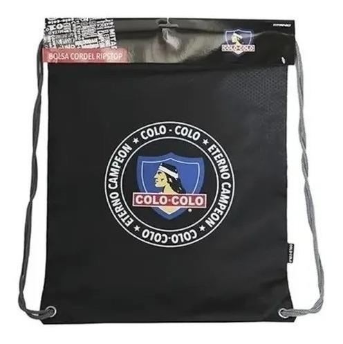 Bolsa Cordel Ripstop Equipo De Futbol Colo Colo Oficial