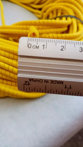 200m Guaina Organizador Amarela Espiral Tube Guia 6,2 Mm