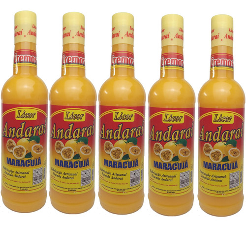 Licor Maracujá Cremoso Da Fruta Interior Bahia 5 Litros