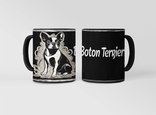 Taza Mágica Mascota Boston Terrier Amistad Y Vivacidad