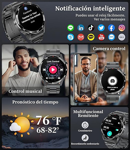 Reloj Deportivo Smartwatch Ip67 Para Hombre Para Xiaomi Ios