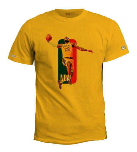 Camiseta Estampada Lebron James Basket Basquetbol Hombre Irk