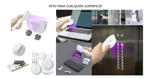Imagen 4 de 6 de Esterilizador Sanitizante Carga Rapida Usb Bateria Uv02