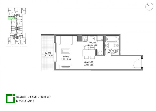 Imagen 5 de 20 de Departamento Monoambiente Venta Ituzaingó Centro Anticipo Financiación 30 Años