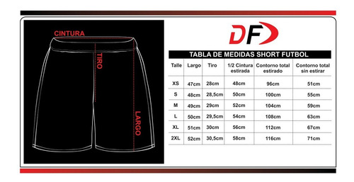 Imagen 2 de 2 de Short Pantalon Corto Deportivo Futbol Basket Handball Voley