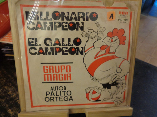 River Millonario Campeon Grupo Magia Vinilo Simple Futbol