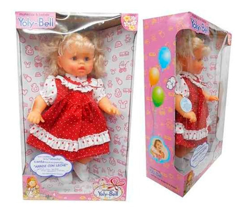 Muñeca Marilu Canta Arroz Con Leche 45 Cm Yoly Bell (980920)