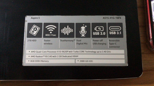 Acer Aspire 5 A515-41g-t8fk