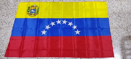 Bandera Venezuela Con Escudo 150 X 90