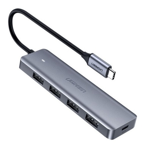 Hub Usb C De 4 Puertos Usb 3.0 Con Carga Micro Usb 5v Ugreen