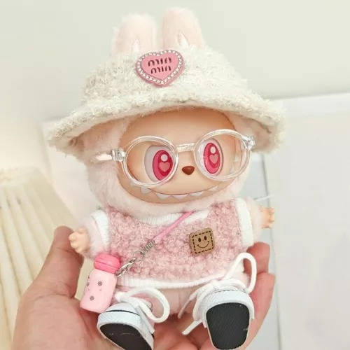 - Juego De 5 Piezas De Ropa Labubu Felpa Para Traje Labubu