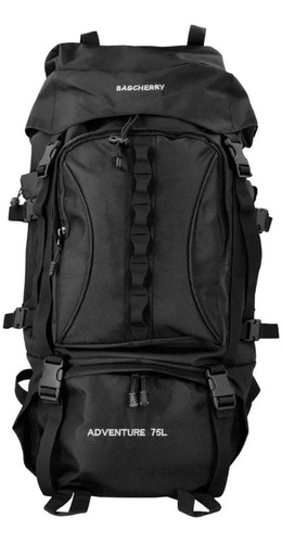 Mochila Trekking Mochilero Camping Tactica Molle 75 Litros 