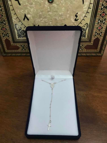 Rosario De Plata 925 En Caja
