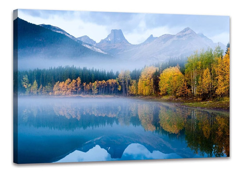 Skasnfai Lago Lienzo Arte De La Pared Parque Nacional Bosque