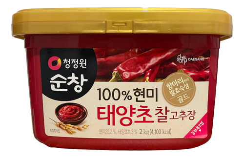 Gochujang Daesang 2kg Pasta De Chile Seco Rojo Coreana