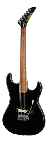 Guitarra eléctrica Kramer Original Collection Baretta Special Chrome Hardware de caoba black con diapasón de granadillo