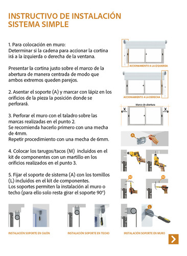 Cortina Roller Sun Screen 6% 100x260cm Roller Pro Blanco